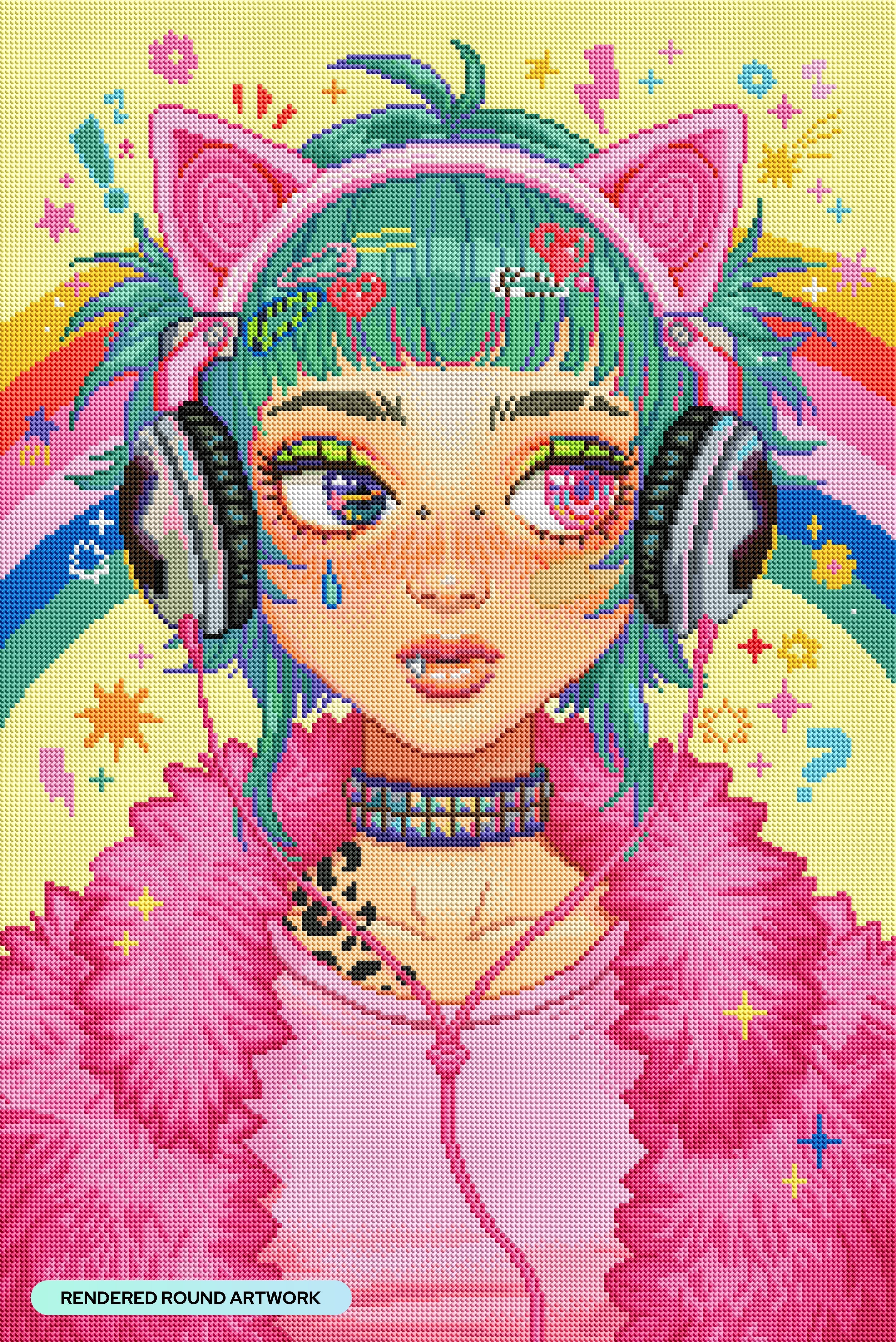 Rainbow Head – Diamond Art Club