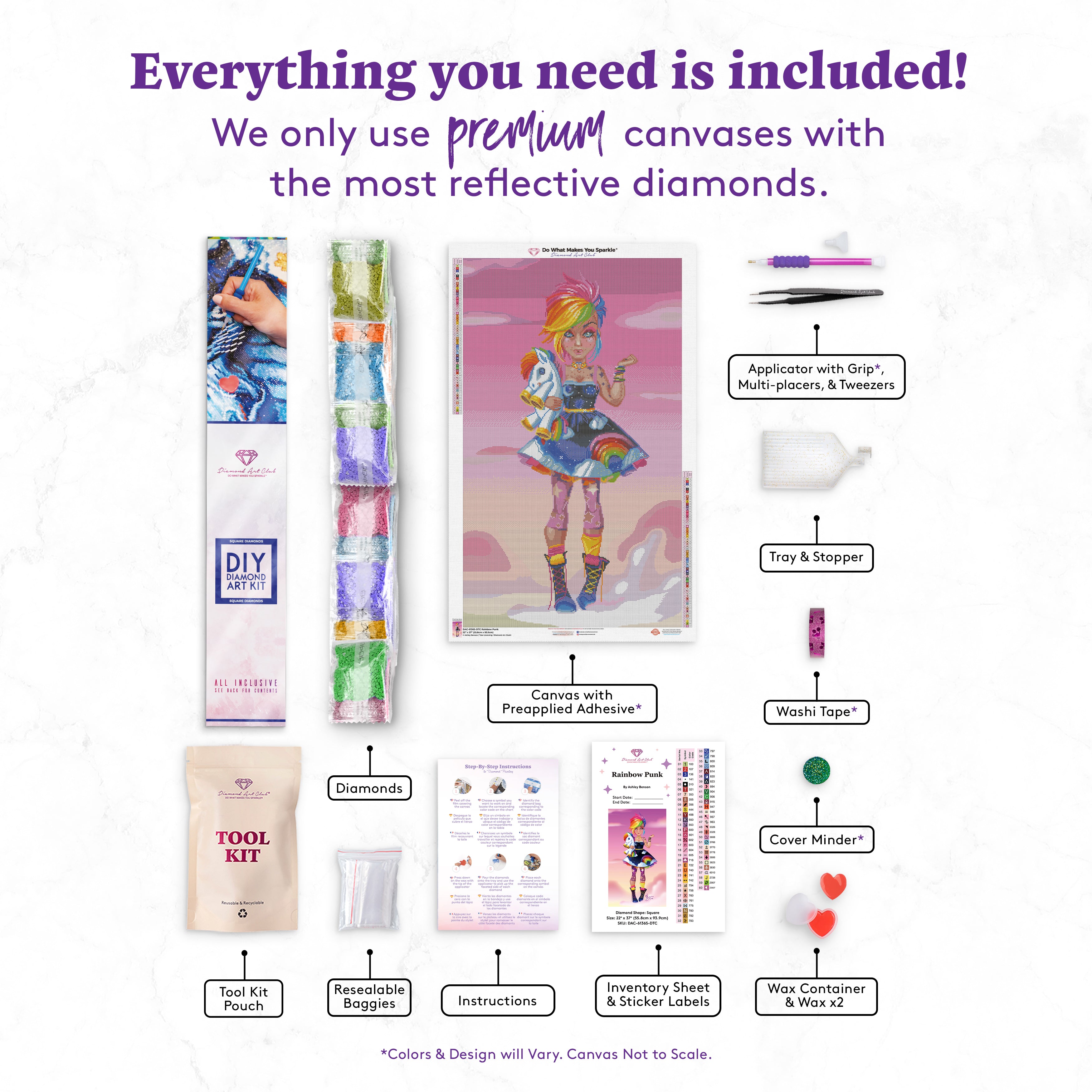 Pink Singer - 5D Diamond Painting - DiamondByNumbers - Diamond