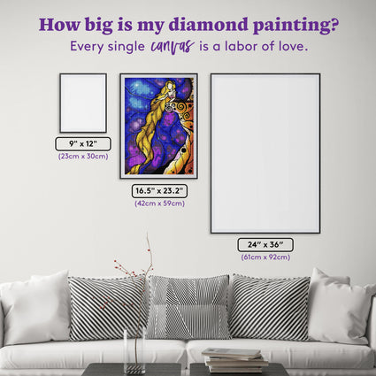 Kit Diamond Painting Leone Naimoer - 30x40cm, Con Diamantini 5D, Penna Kit Diamond Painting Leone Naimoer - 30x40cm, Con Diamantini 5D, Penna