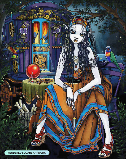 Diamond Painting Remember Me 27.6" x 37.7" (70cm x 88cm) / Square with 95 Colors including 4 ABs and 4 Fairy Dust Diamonds / 99,193