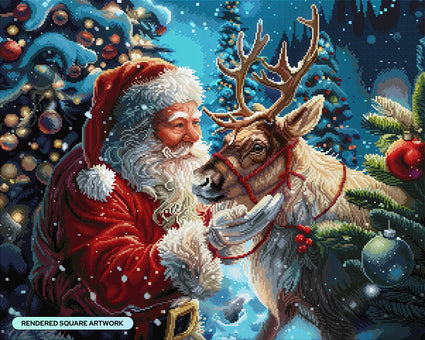 Diamond Painting Resting Before the Journey 29.5" x 23.6" (74.9cm x 60cm) / Square with 81 Colors including 3 ABs and 4 Fairy Dust Diamonds / 72,541