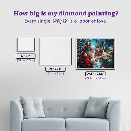 Diamond Painting Resting Before the Journey 29.5" x 23.6" (74.9cm x 60cm) / Square with 81 Colors including 3 ABs and 4 Fairy Dust Diamonds / 72,541