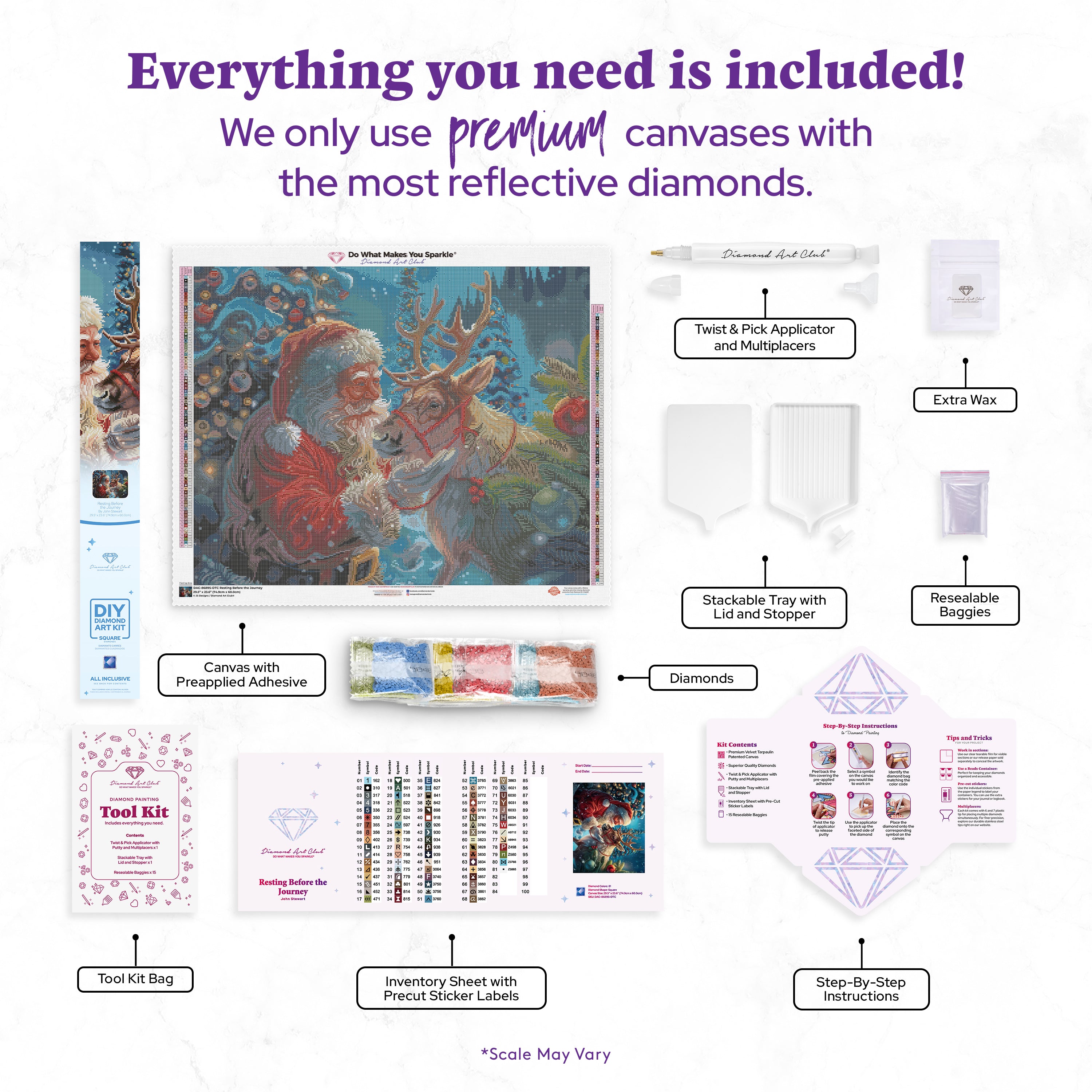 Resting Before the Journey – Diamond Art Club
