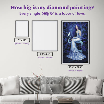 Diamond Painting Reverie 23.6" x 37.4" (60cm x 95cm) / Square with 34 Colors including 1 ABs and 3 Fairy Dust Diamonds / 91,440