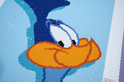 Diamond Painting Road Runner™ 13" x 15" (32.8cm x 37.8cm) / Round With 10 Colors Including 1 ABs / 15,795