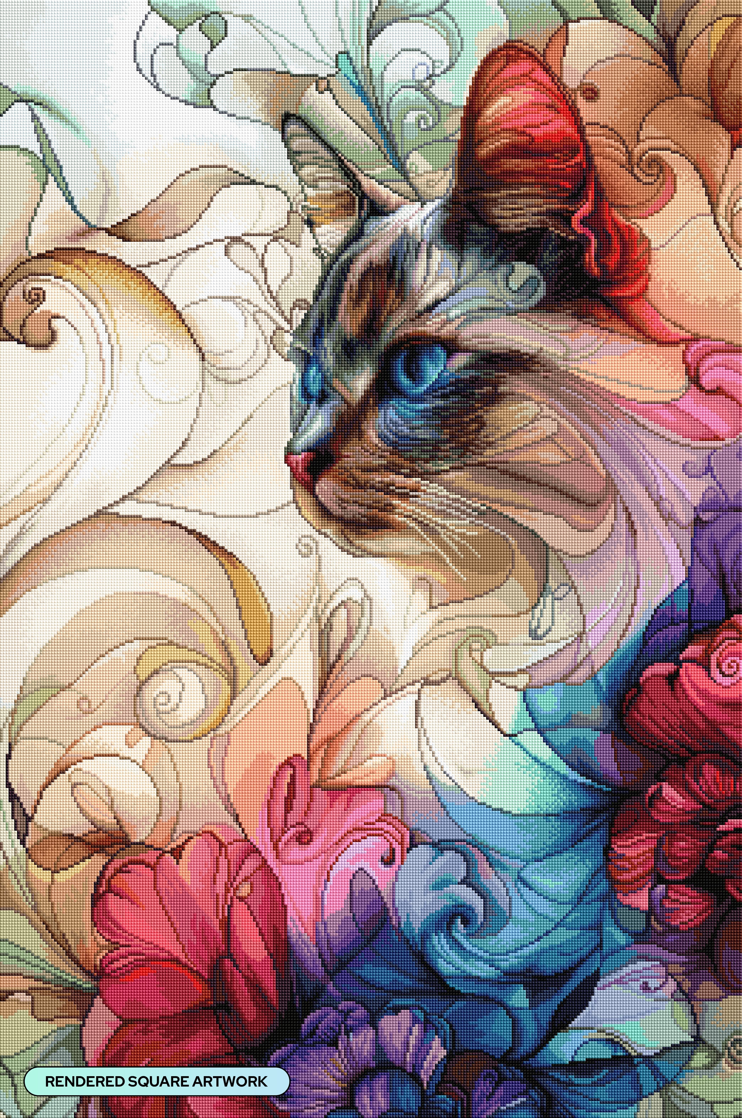 【完売品】ダイヤモンドアートクラブ　Rolo the Ragdoll Cat Rolo the Ragdoll Cat – Diamond Art Club