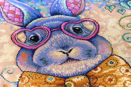 Diamond Painting Rosy Outlook 32.3" x 25.6" (81.9cm x 65cm) / Square with 93 Colors including 1 AB and 4 Fairy Dust Diamonds / 85,869