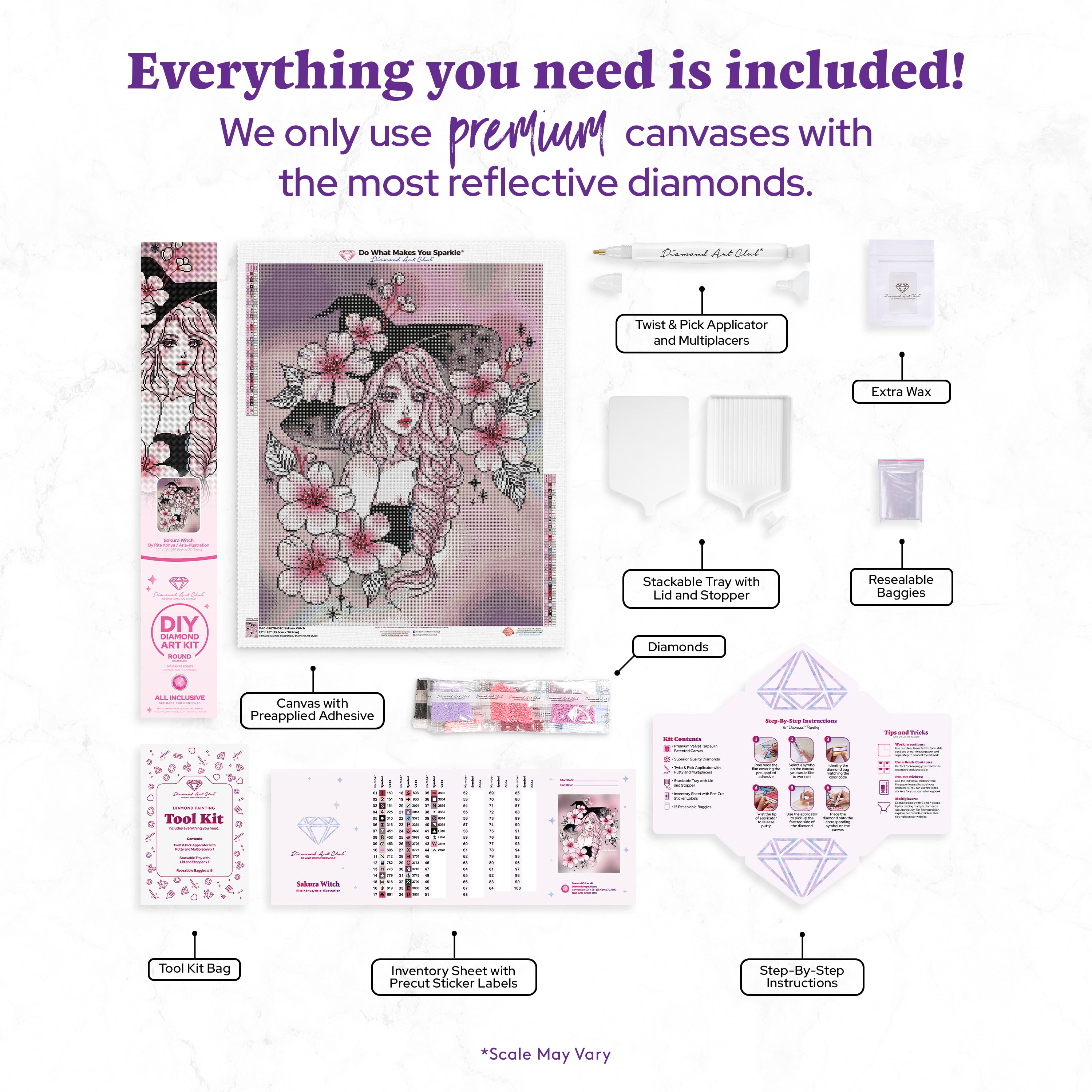 Sakura Witch – Diamond Art Club