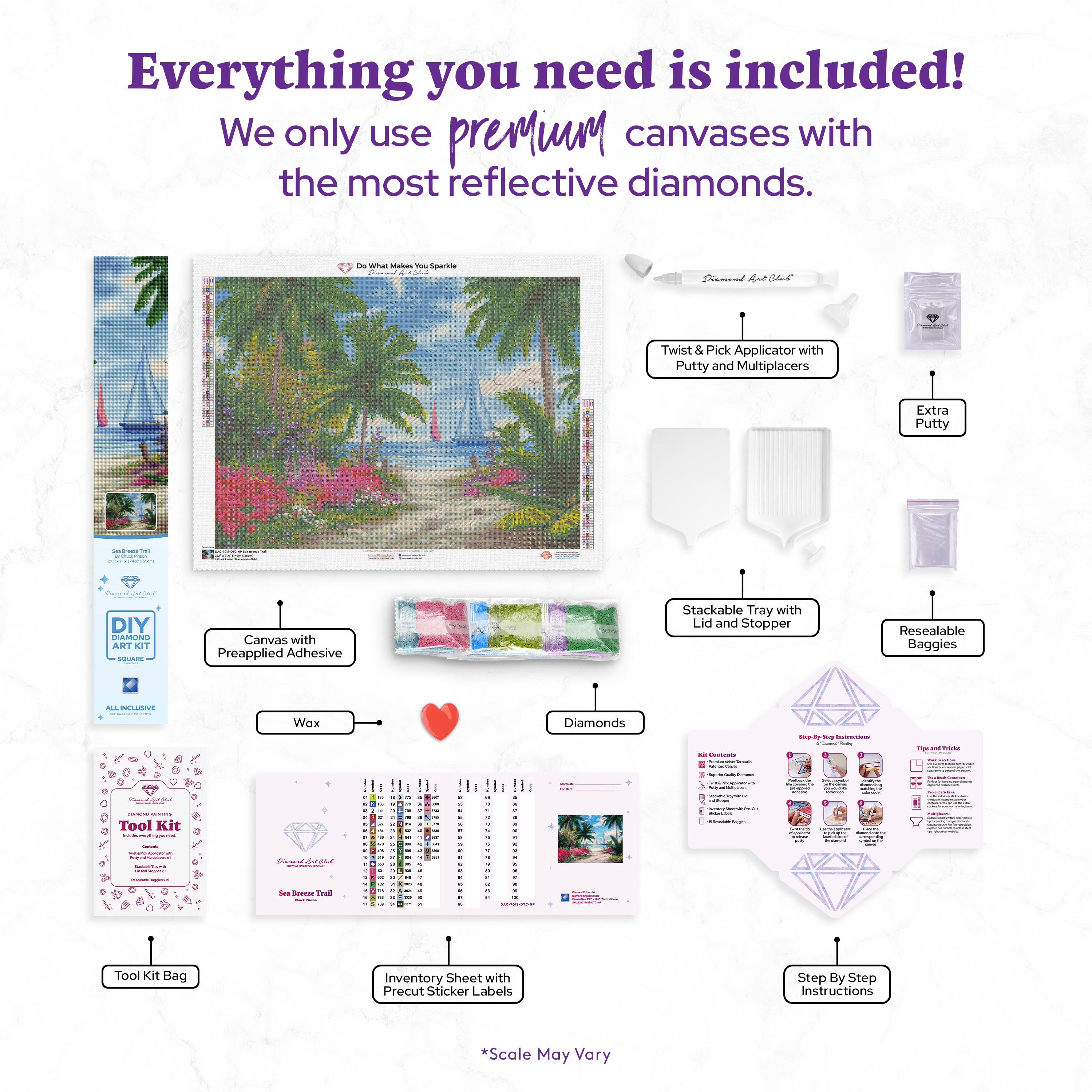 ダイヤモンドアートクラブDACChuck Pinson Quiet Cove Quiet Cove – Diamond Art Club