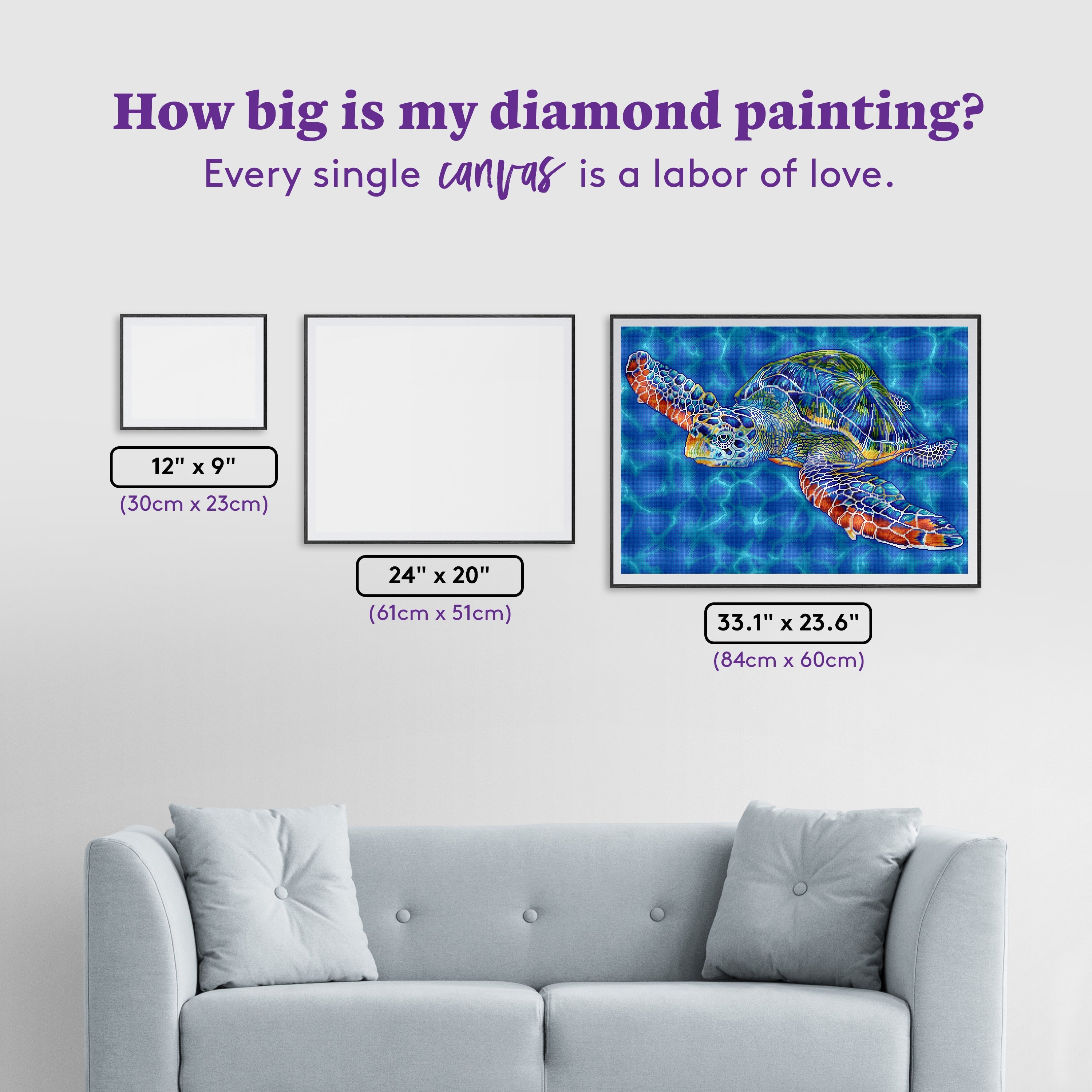 Sea Turtle – Diamond Art Club