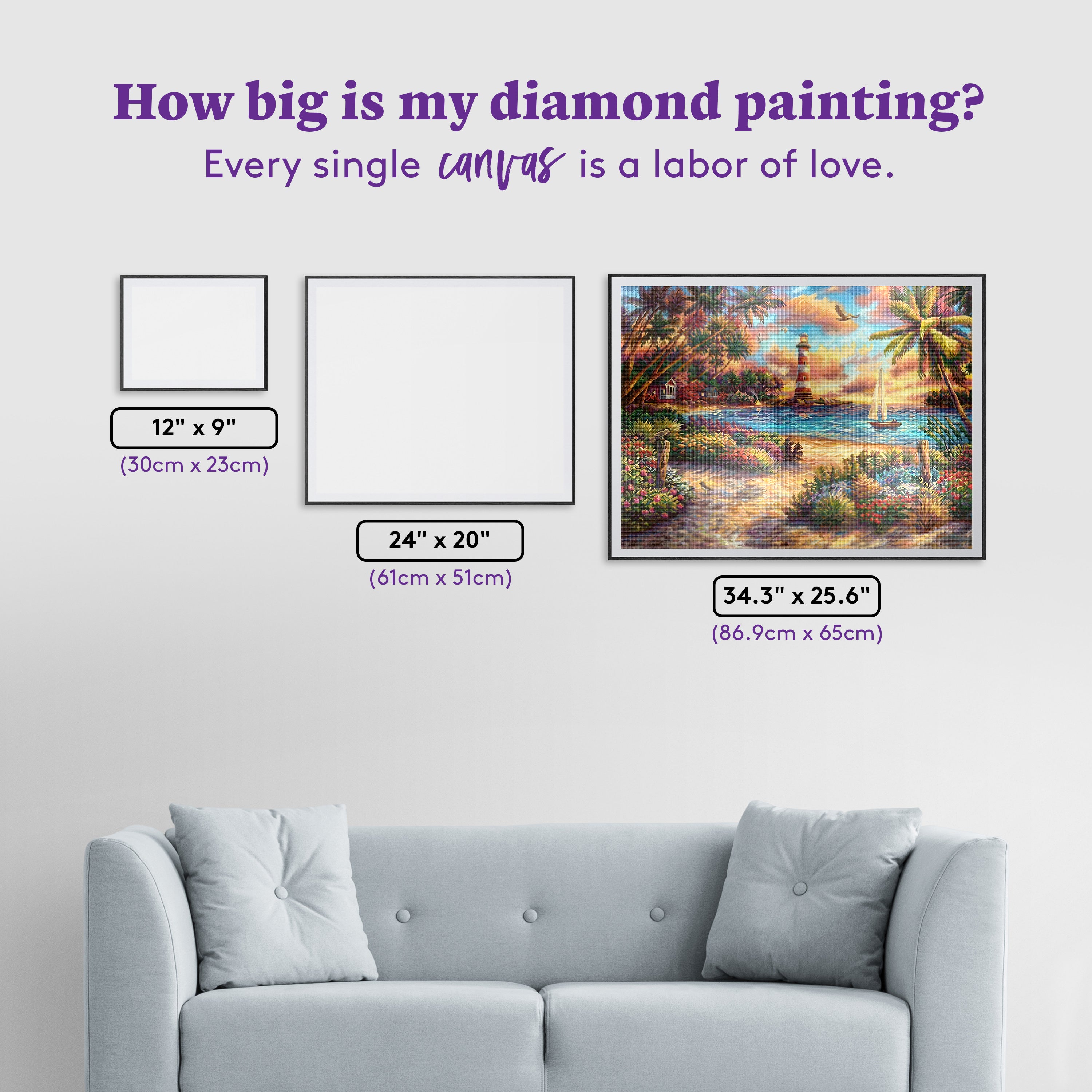 Seaside Vista Diamond Painting Kit – Diamond Art Club