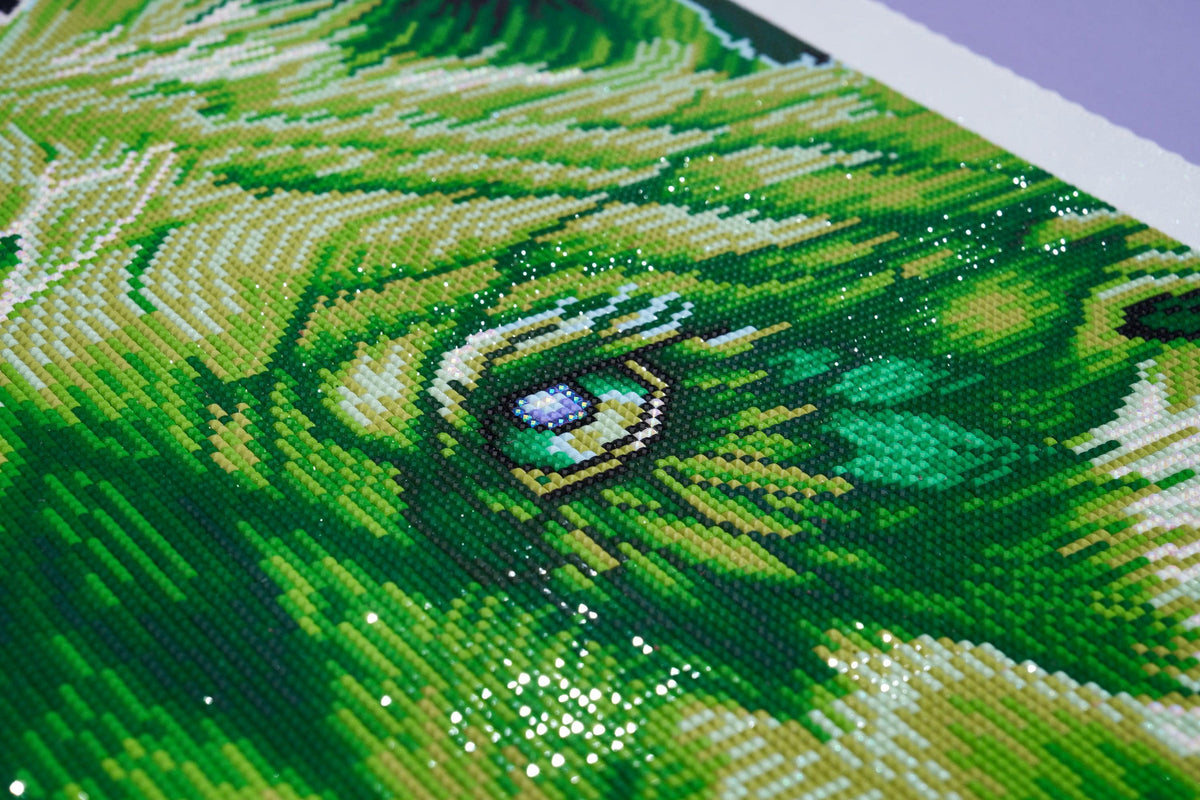Diamond Painting Seek the Lesson 20" x 28" (50.8cm x 70.7cm) / Square With 23 Colors Including 2 ABs and 1 Fairy Dust Diamonds / 57,936