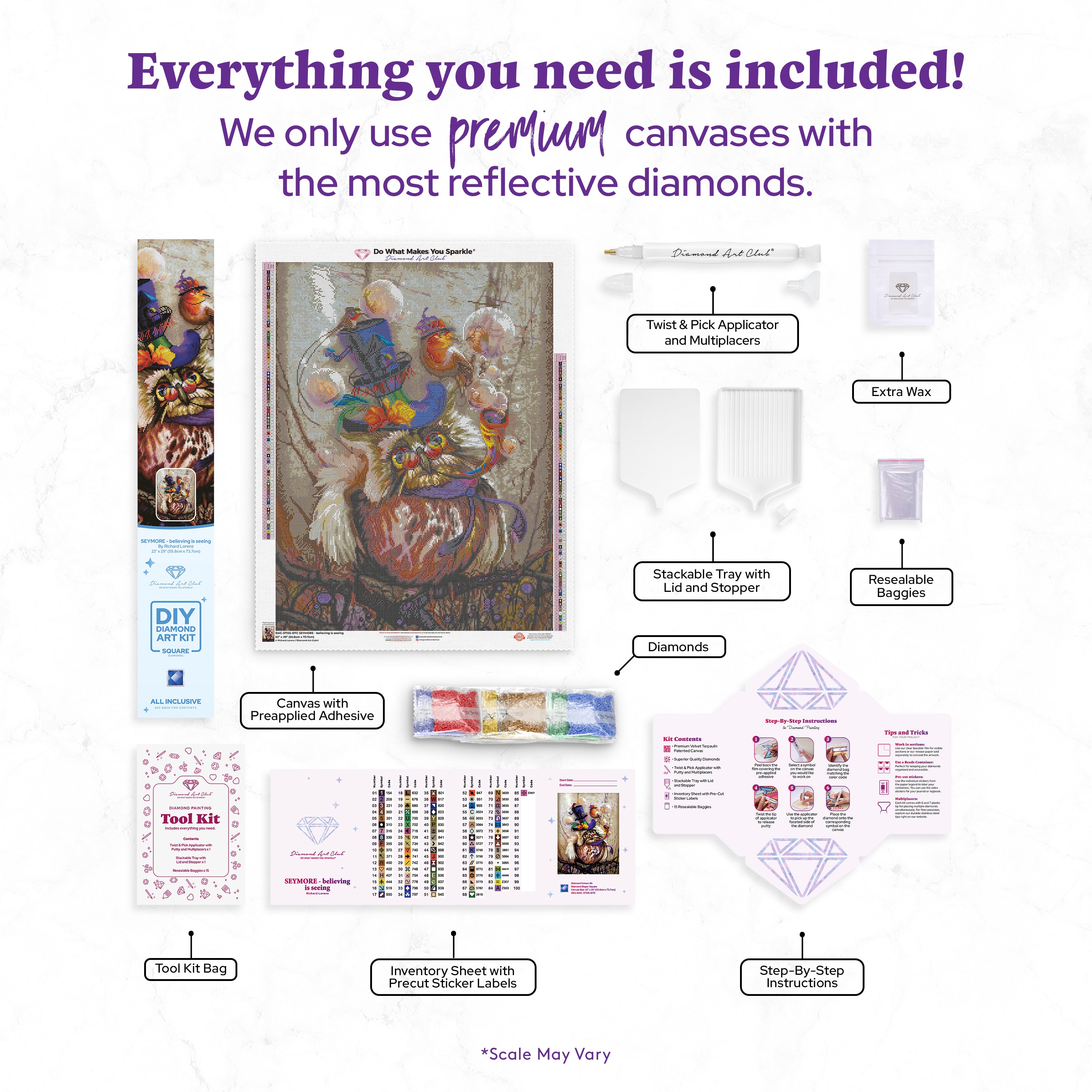 SEYMORE - believing is seeing – Diamond Art Club