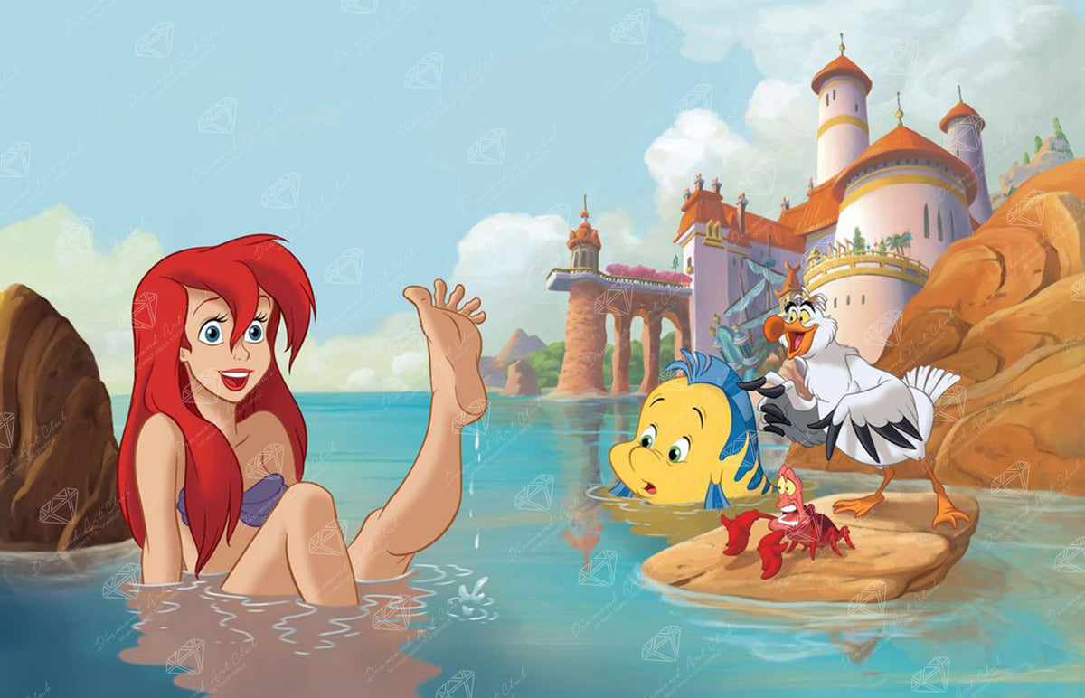 Diamond Painting She's Got Legs! 42.9" x 27.6" (108.8cm x 69.9cm) / Square with 67 Colors including 5 Fairy Dust Diamonds / 122,797