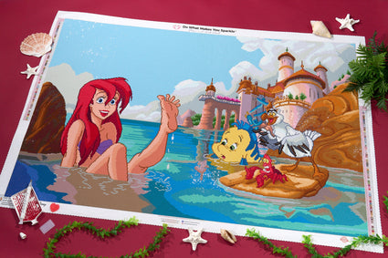 Diamond Painting She's Got Legs! 42.9" x 27.6" (108.8cm x 69.9cm) / Square with 67 Colors including 5 Fairy Dust Diamonds / 122,797