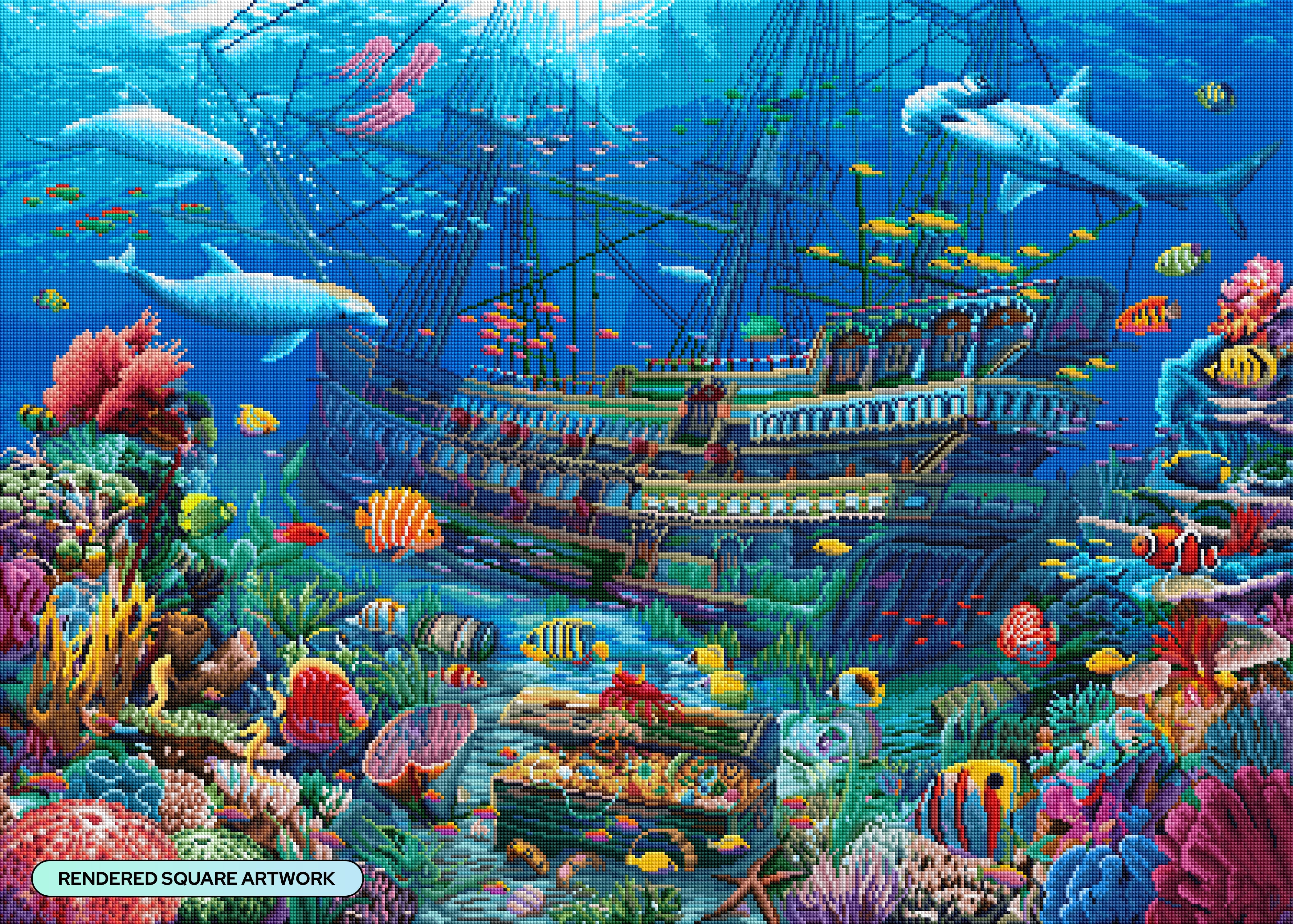 Shipwreck Diamond Painting Kit – Diamond Art Club