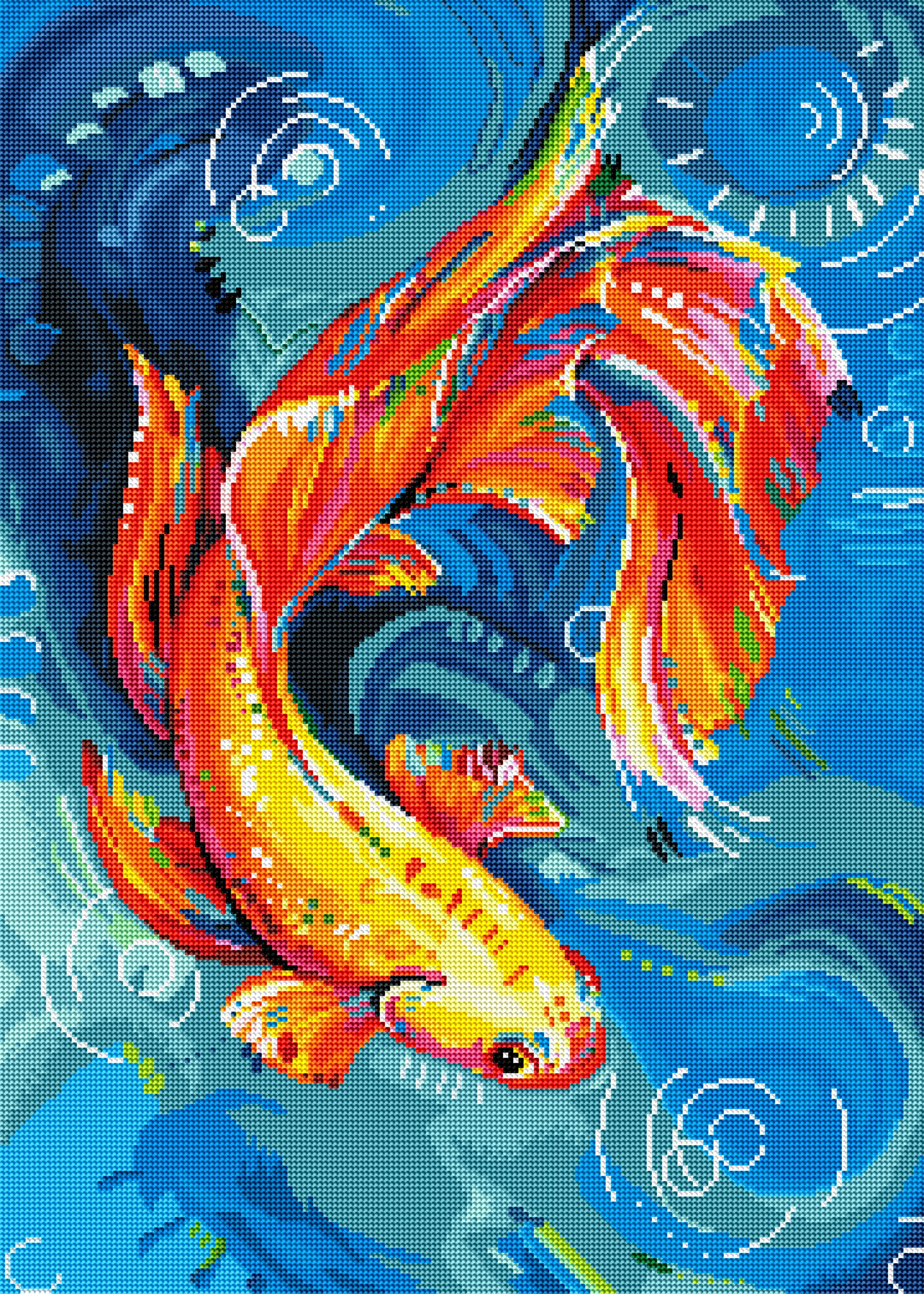 Siamese Fighting Fish – Diamond Art Club