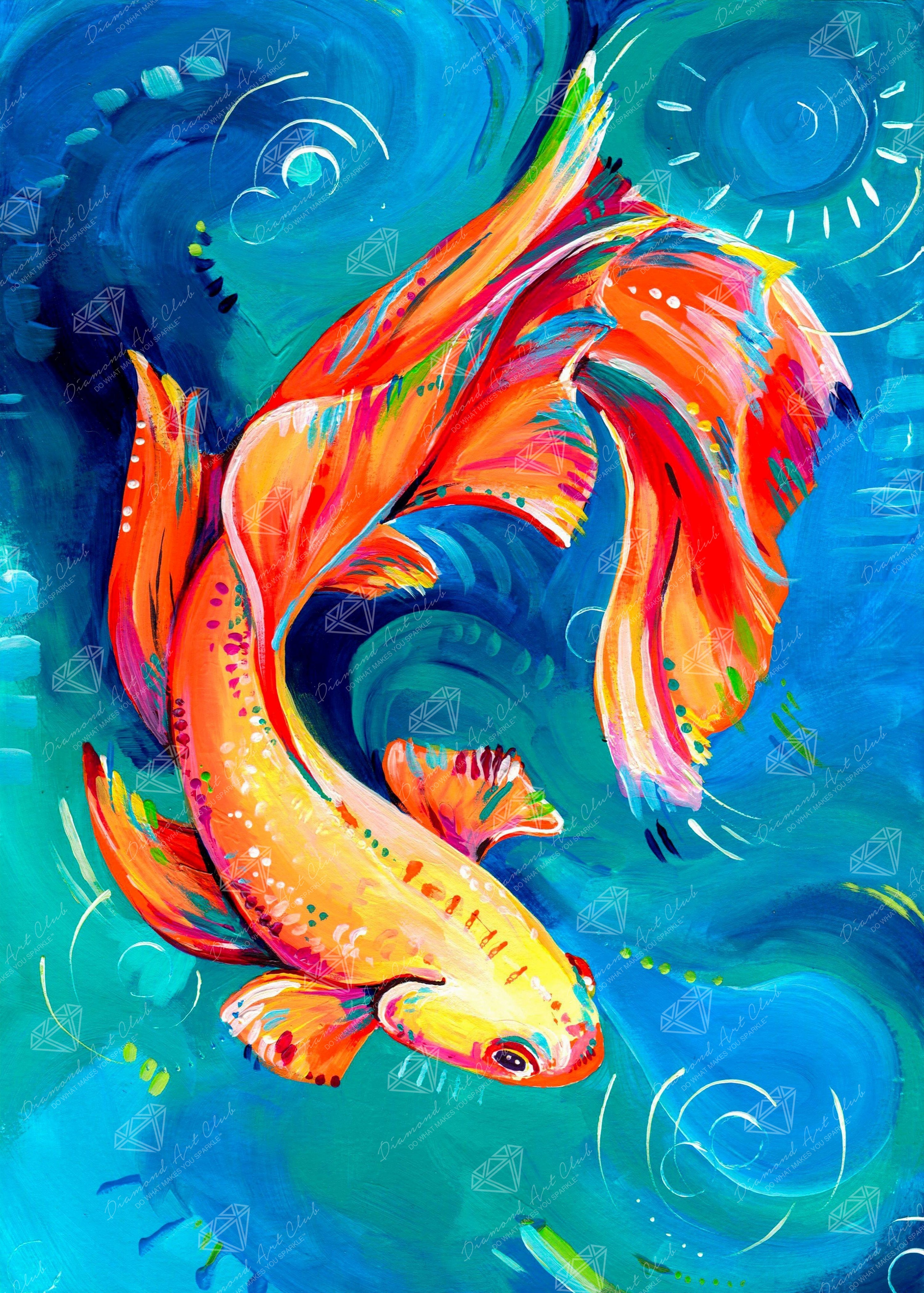 Siamese Fighting Fish – Diamond Art Club