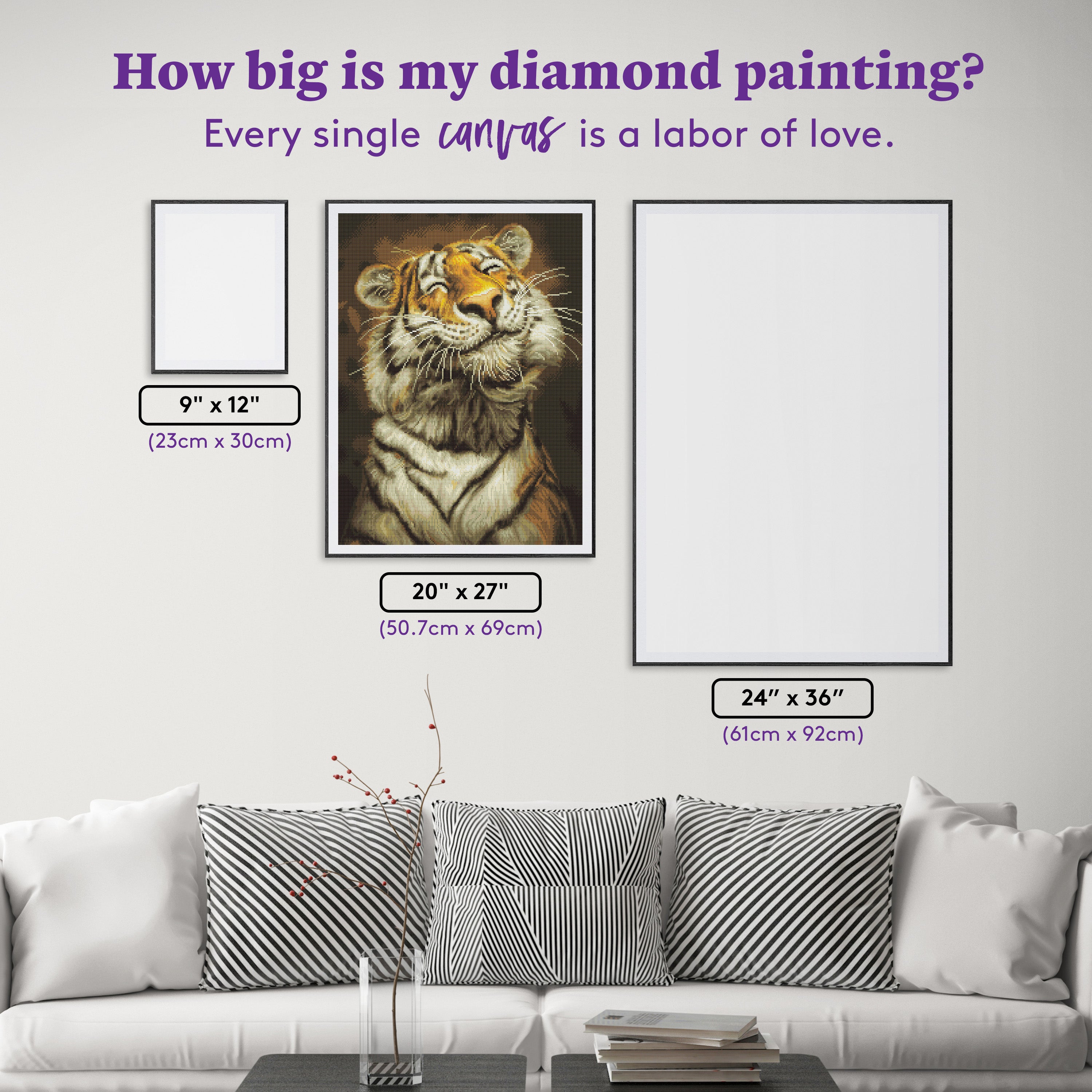 Smiling Tiger – Diamond Art Club