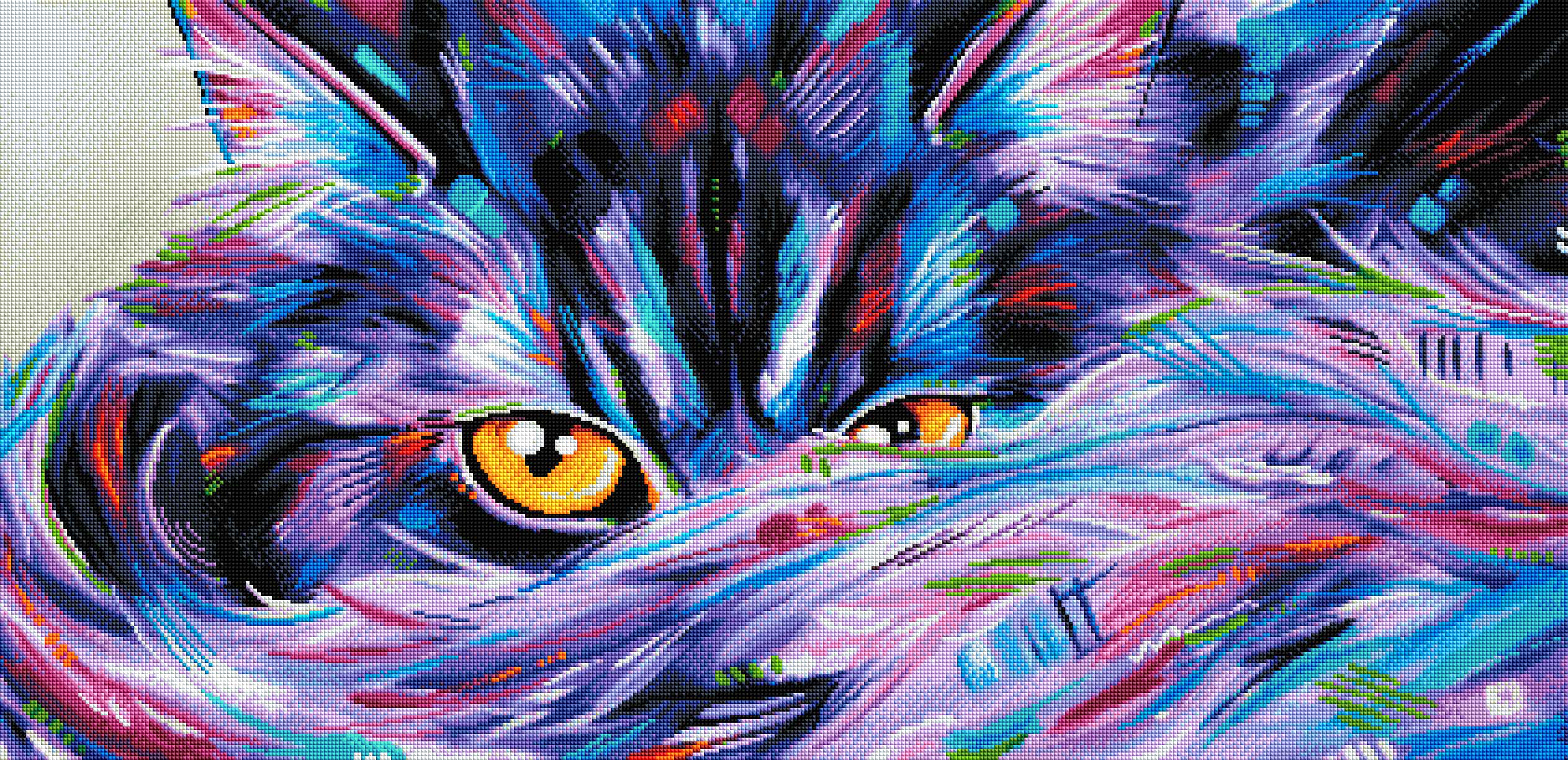 Sneaky Cat Diamond Painting | Diamond Art Club™