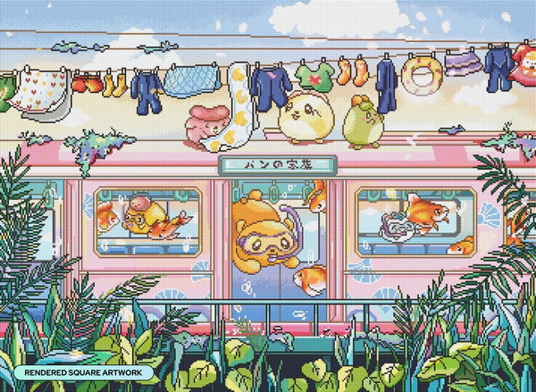 Train Diamond Princess Rapper Movie Snorkel Train – Diamond Art Club