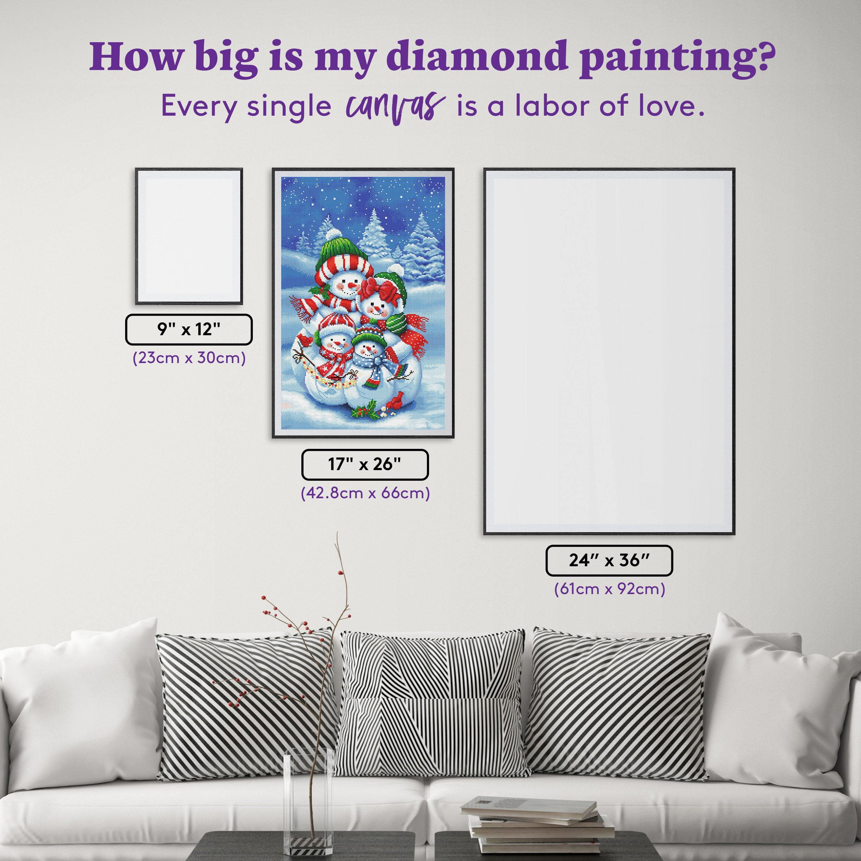 Snowman Believe – Diamond Art Club
