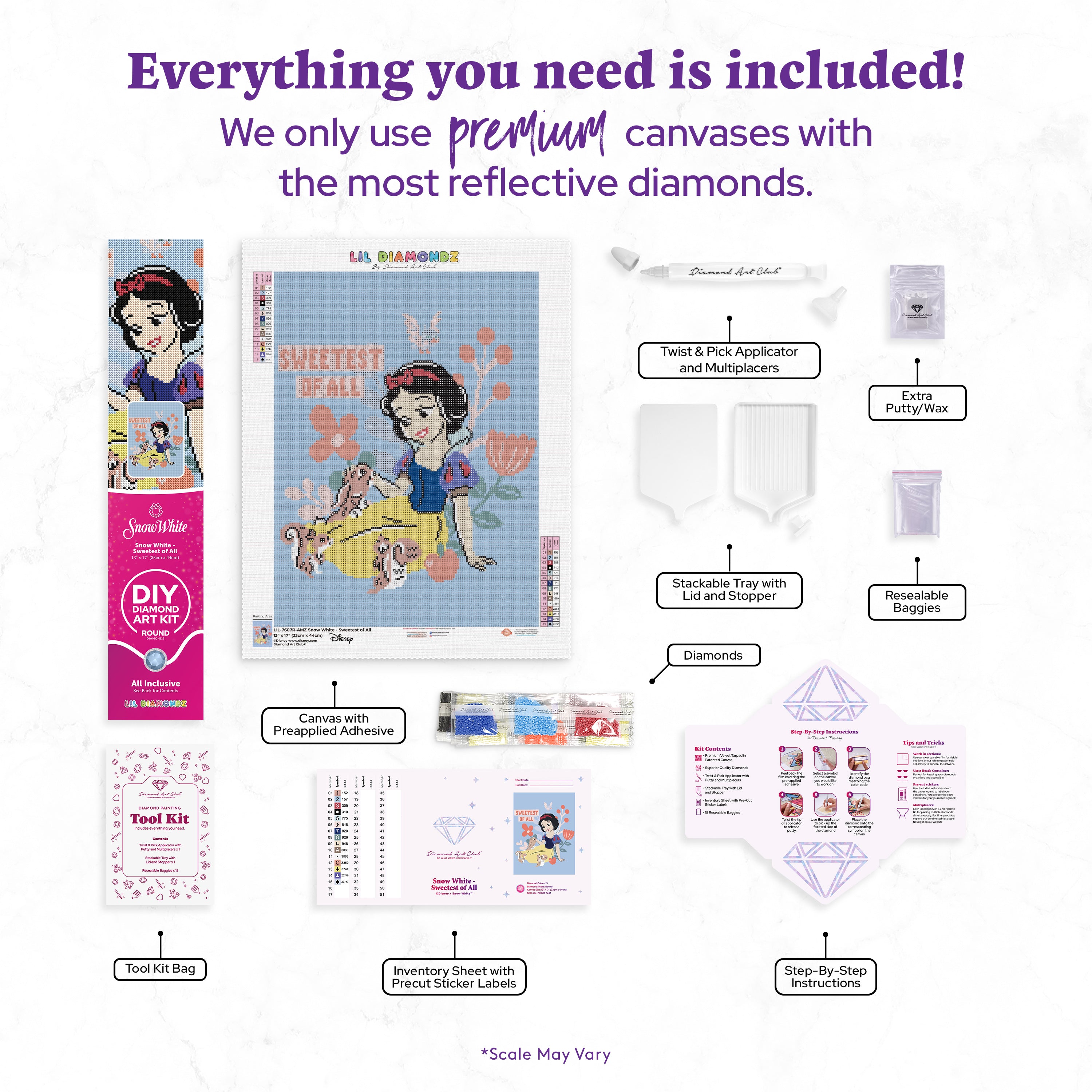 Snow White - Sweetest of All – Diamond Art Club