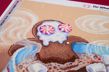 Diamond Painting Spa Day 27" x 20" (68.8cm x 50.6cm) / Round with 52 Colors including 2 ABs and 3 Fairy Dust Diamonds / 46,000