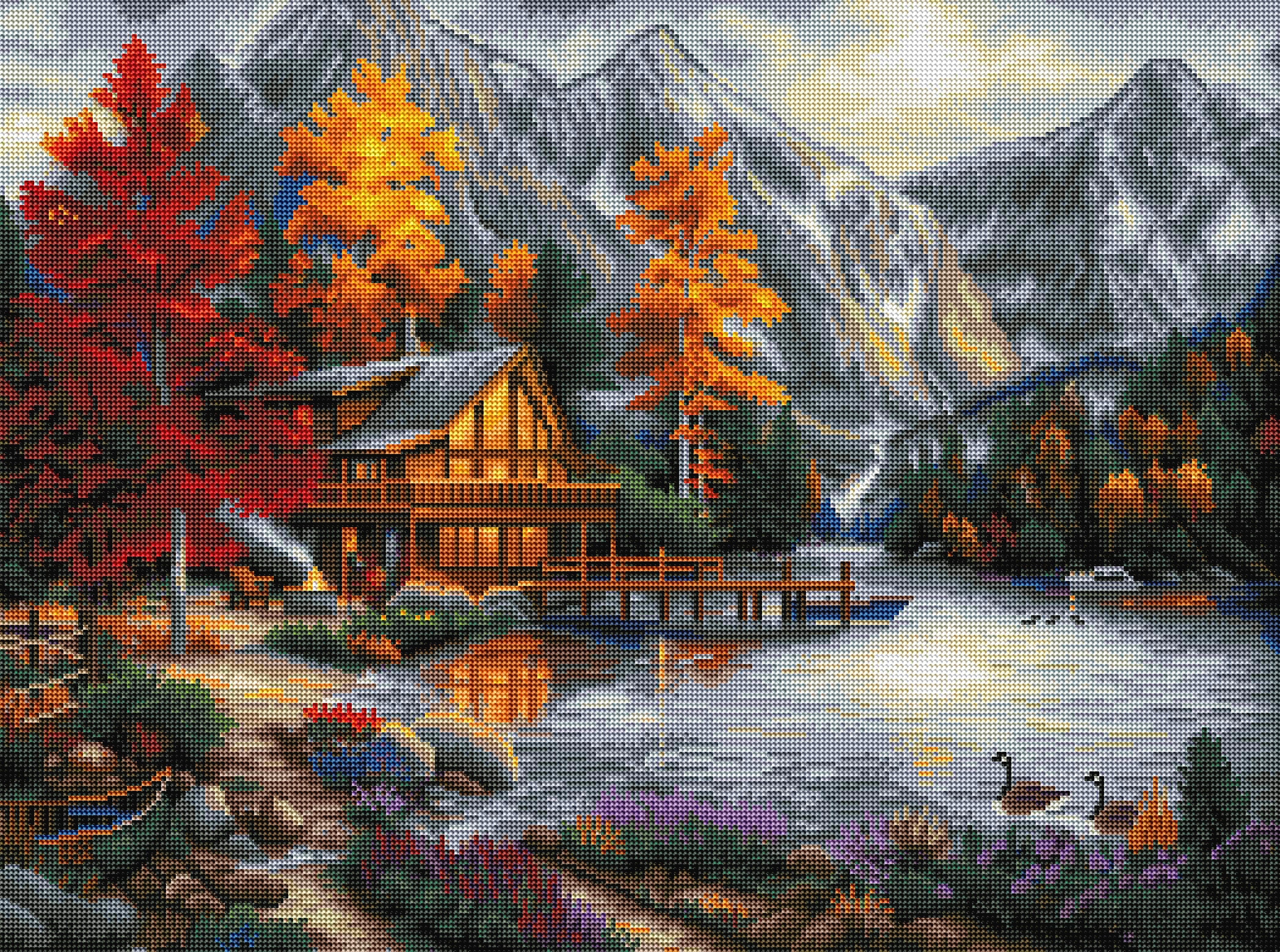 Space For Reflection Diamond Painting | Diamond Art Club™