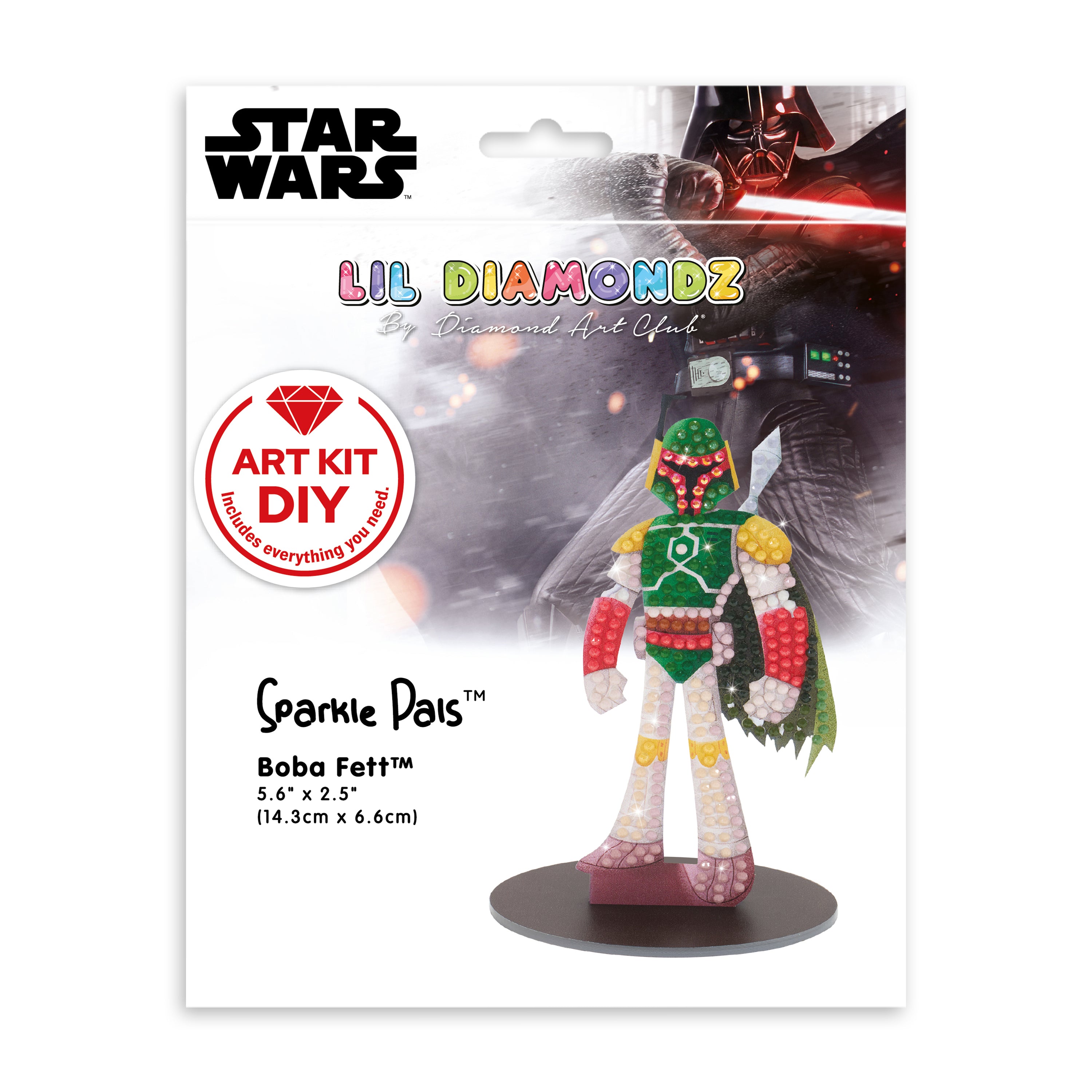 Sparkle Pals™ - Boba Fett™ – Diamond Art Club