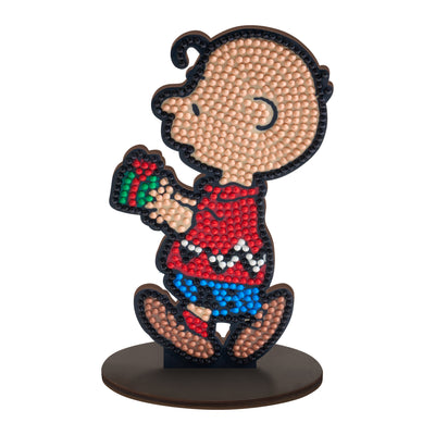 Diamond Painting Sparkle Pals™ - Charlie Brown Gift 5.5" x 2.7" (14cm x 7cm) / Round with 7 Colors including 2 Fairy Dust Diamonds / 725
