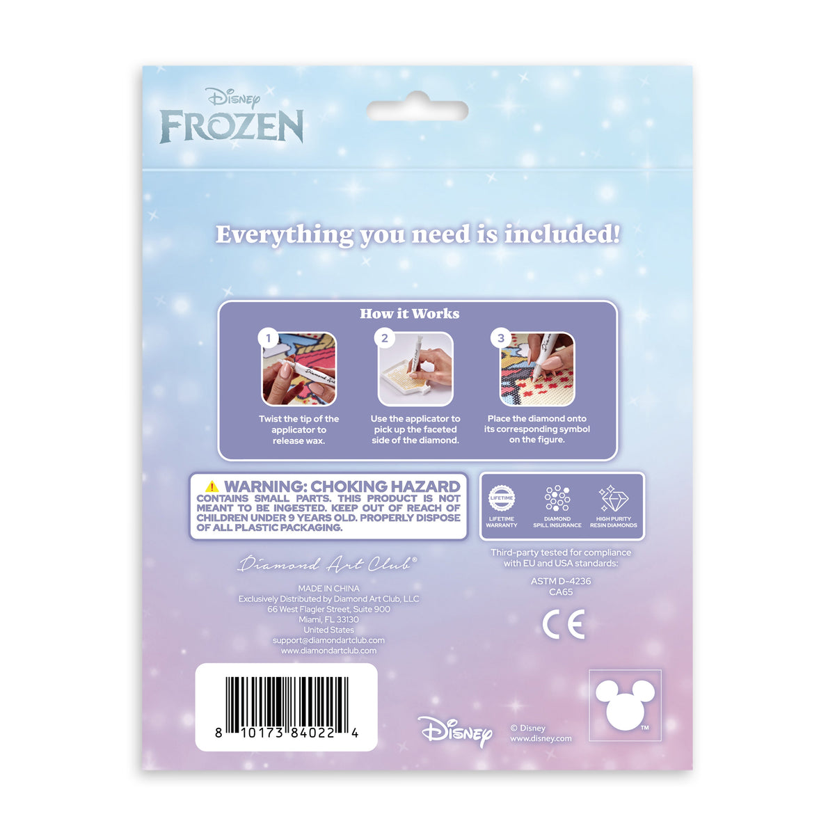 Diamond Painting Sparkle Pals™ - Chibi Sven 5.6" x 3.7" (14.4cm x 9.6cm) / Round with 8 Colors including 1 AB / 591