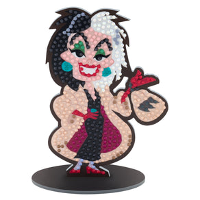 Diamond Painting Sparkle Pals™ - Cruella's Chaos 3.7" x 5.9" (9.4cm x 15cm) / Round with 12 Colors including 1 AB and 3 Fairy Dust Diamonds / 525