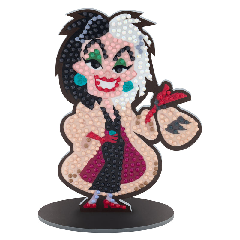 Diamond Painting Sparkle Pals™ - Cruella's Chaos 3.7" x 5.9" (9.4cm x 15cm) / Round with 12 Colors including 1 AB and 3 Fairy Dust Diamonds / 525
