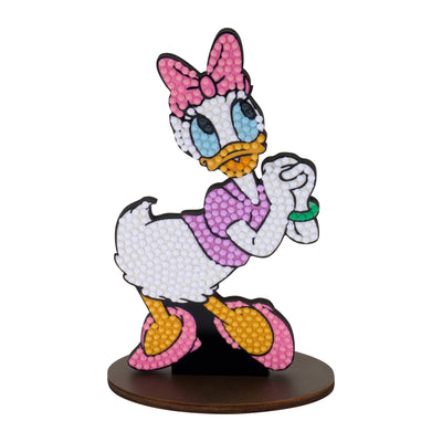 Diamond Painting Sparkle Pals™ - Daisy Duck™ 5.6" x 3.1" (14.3cm x 7.8 cm) / Round with 8 Colors including 2 ABs / 493