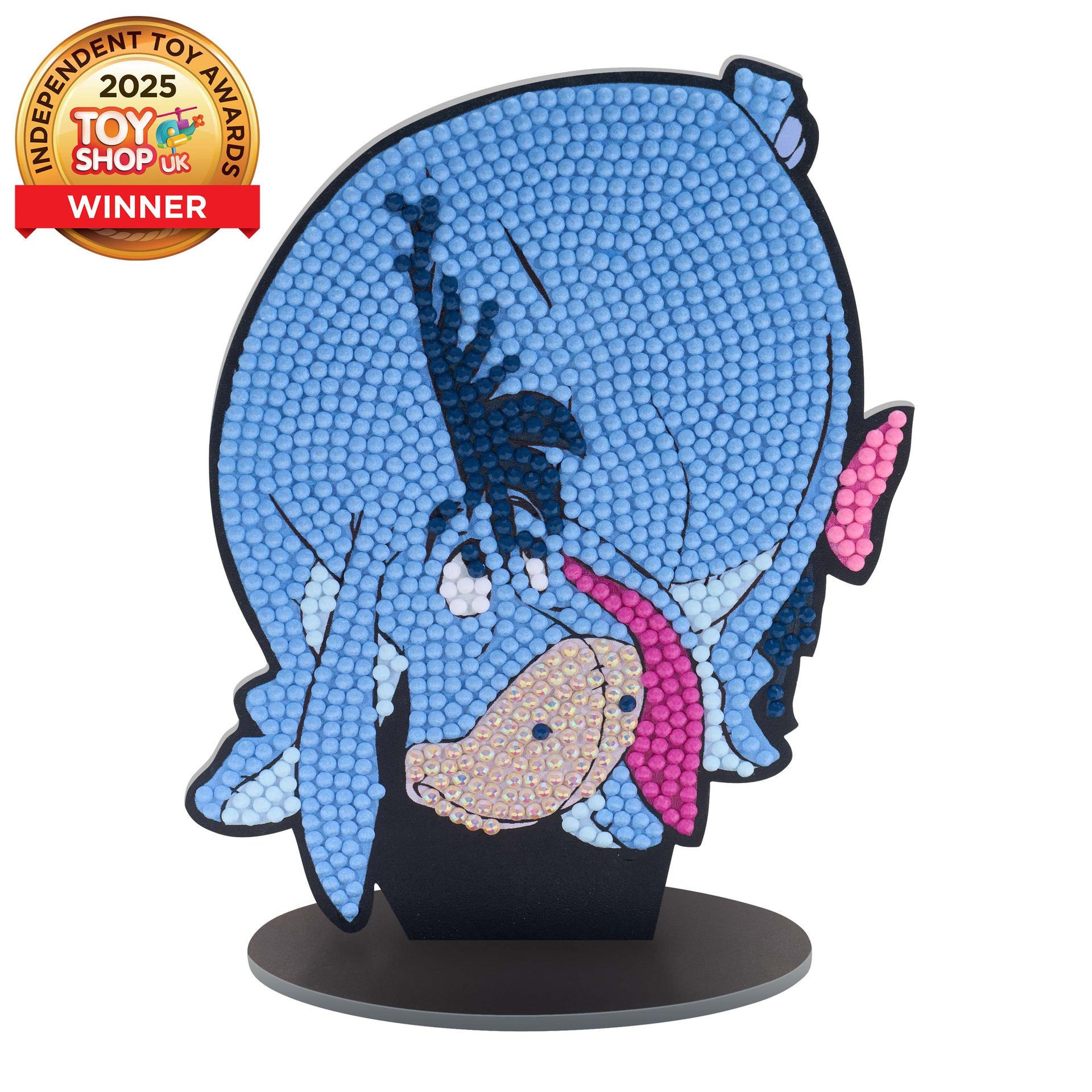 Diamond Painting Sparkle Pals™ - Eeyore™ 5.8" x 4.3" (14.8cm x 11cm) / Round with 7 Colors including 1 AB and 2 Fairy Dust Diamonds / 1,215