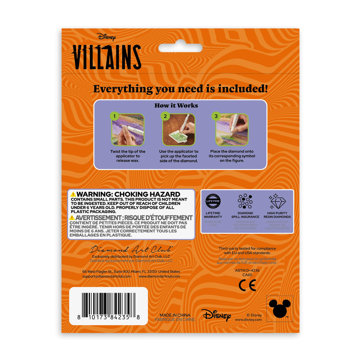 Diamond Painting Sparkle Pals™ - Evil Queen's Poison 4.2" x 5.5" (10.7cm x 14cm) / Round with 16 Colors including 1 AB and 1 Electro Diamond and 5 Fairy Dust Diamonds / 581