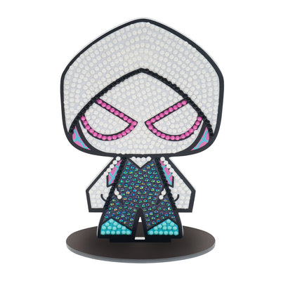 Diamond Painting Sparkle Pals™ - Gwen 14.3x9.2cm / Round with 6 Colors Including 2 Fairy Dust Diamonds / 749