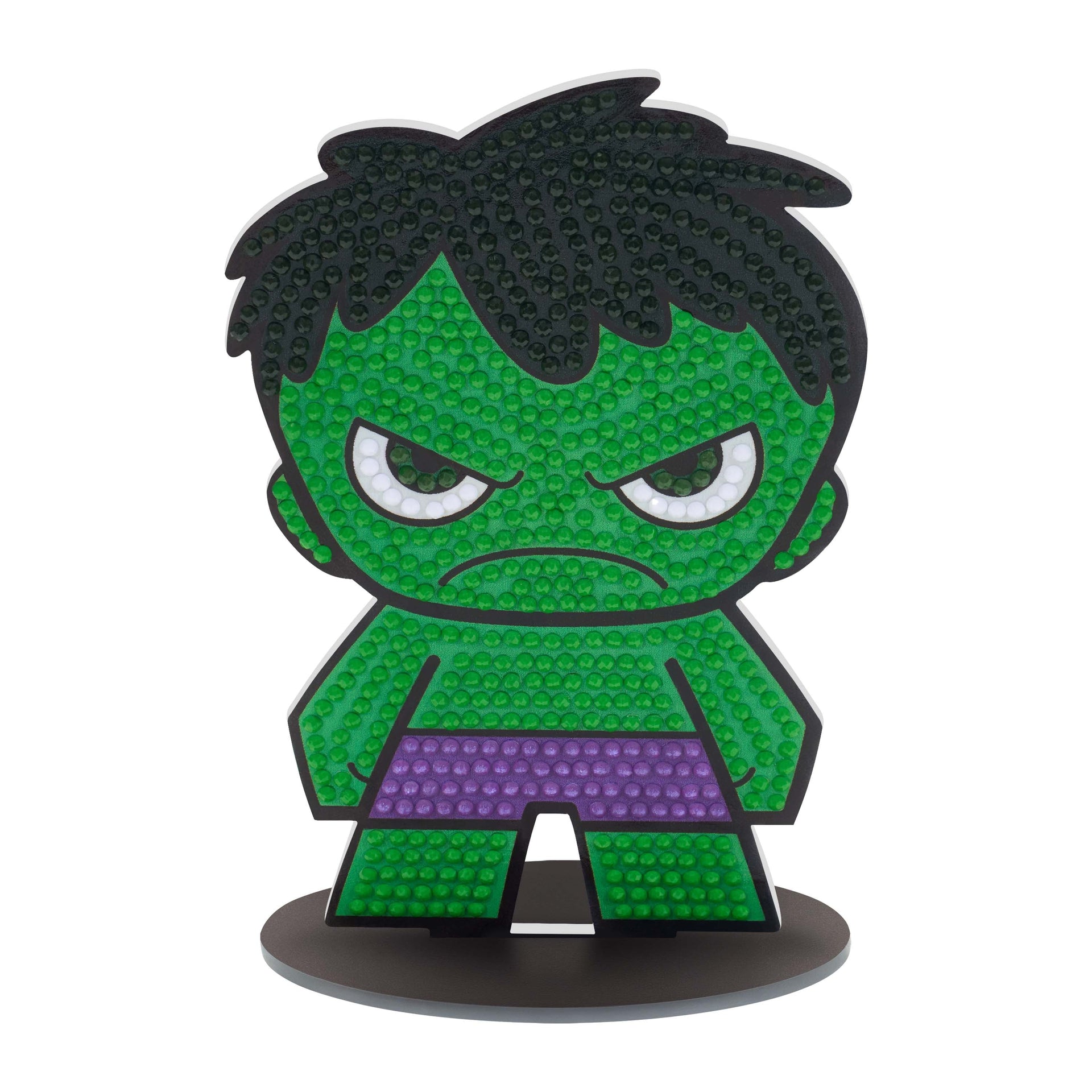 Diamond Painting Sparkle Pals™ - Hulk 14.3x9.2cm / Round with 4 Colors Including 2 Fairy Dust Diamonds / 722