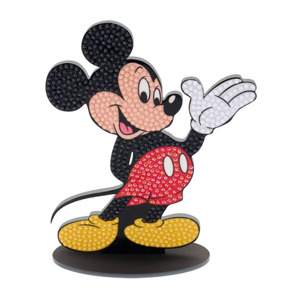 Diamond Painting Sparkle Pals™ - Mickey Mouse™ 5.7" x 4.6* (14.5cm x 11.7 cm) / Round with 5 Colors including 1 AB and 2 Fairy Dust Diamonds / 645