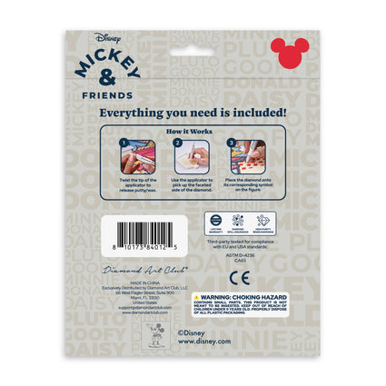 Diamond Painting Sparkle Pals™ - Minnie Mouse™ 5.6" x 4.2" (14.3cm x 10.7cm) / Round with 5 Colors including 1 AB and 2 Fairy Dust Diamonds / 574