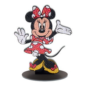 Diamond Painting Sparkle Pals™ - Minnie Mouse™ 5.6" x 4.2" (14.3cm x 10.7cm) / Round with 5 Colors including 1 AB and 2 Fairy Dust Diamonds / 574