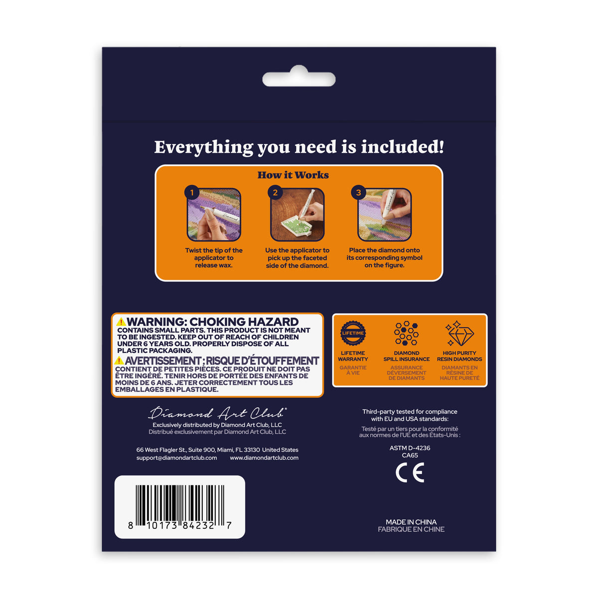 Diamond Painting Sparkle Pals™ - Nap-o-Lantern 5.3" x 5.5" (13.6cm x 14cm) / Round with 7 Colors including 1 AB and 2 Fairy Dust Diamonds / 650