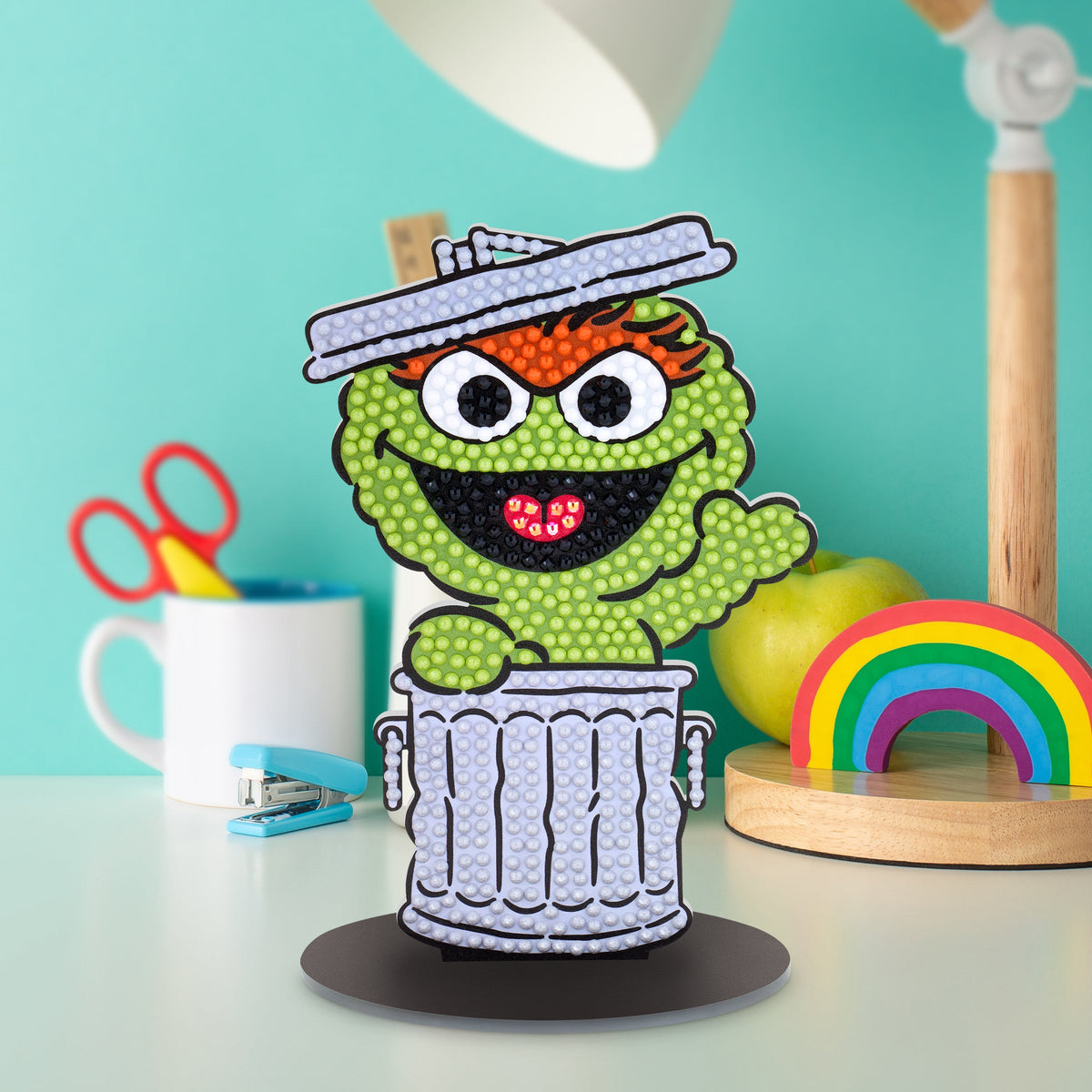 Diamond Painting Sparkle Pals™ - Oscar 3.5" x 5.5" (9.1cm x 14.1cm) / Round with 6 Colors Including 1 AB and 2 Fairy Dust Diamonds / 670