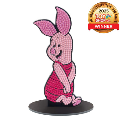 Diamond Painting Sparkle Pals™ - Piglet 5.7" x 2.6" (14.5cm x 6.8cm) / Round with 4 Colors including 3 Fairy Dust Diamonds / 478