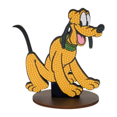 Diamond Painting Sparkle Pals™ - Pluto 5.1" x 4.6" (13cm x 11.7 cm) / Round with 4 Colors including 1 AB and 2 Fairy Dust Diamonds / 503