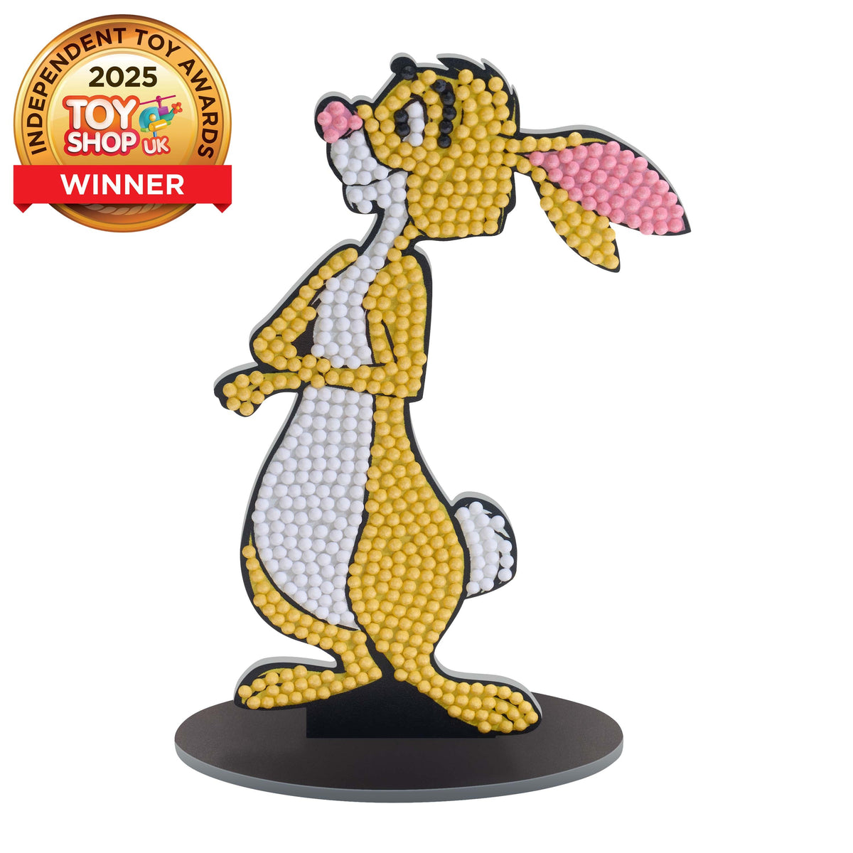 Diamond Painting Sparkle Pals™ - Rabbit 5.6" x 3.5" (14.4cm x 9cm) / Round with 4 Colors including 3 Fairy Dust Diamonds / 575