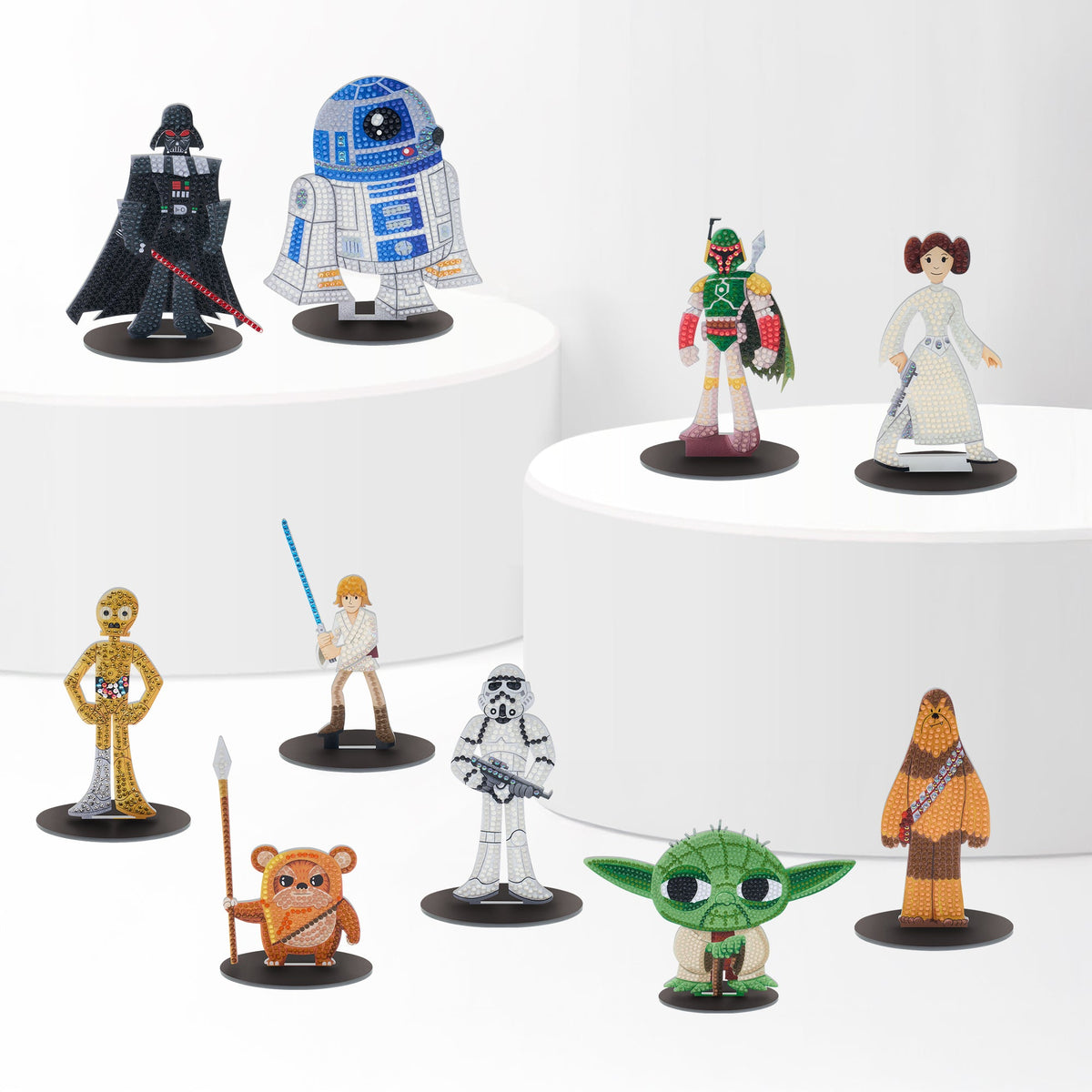 Diamond Painting Sparkle Pals™ - Star Wars™ Complete Set