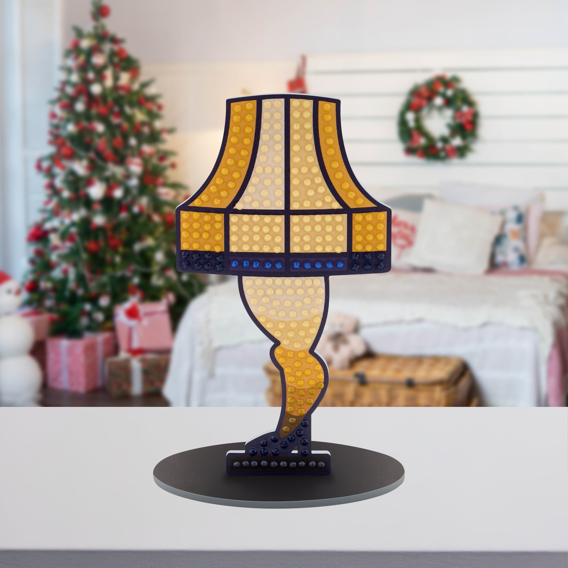 Diamond Painting Sparkle Pals™ - The Legendary Lamp 2.9" x 5.5" (7.6cm x 14.1cm) / Round with 8 Colors including 4 Fairy Dust Diamonds / 297