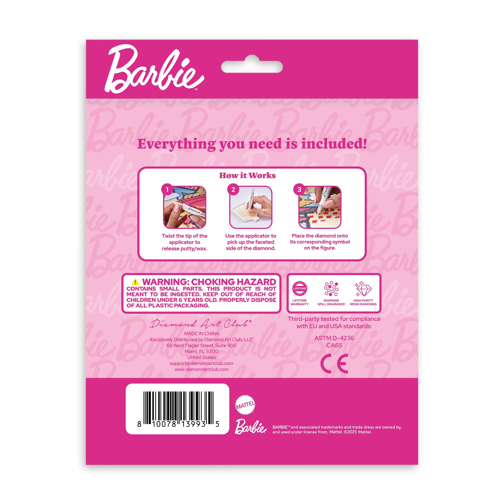 Diamond Painting Sparkle Pals™ - Totally Hair 5.8" x 4.6" (14.7cm x 11.8cm) / Round with 12 Colors Including 2 ABs and 2 Fairy Dust Diamonds / 1,018